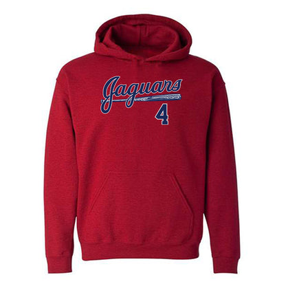 South Alabama - NCAA Baseball : Ethan Melton - Sports Shersey Hooded Sweatshirt-0