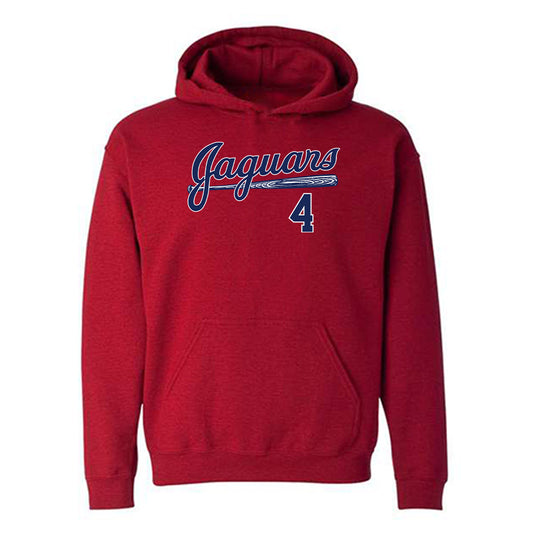 South Alabama - NCAA Baseball : Ethan Melton - Sports Shersey Hooded Sweatshirt-0