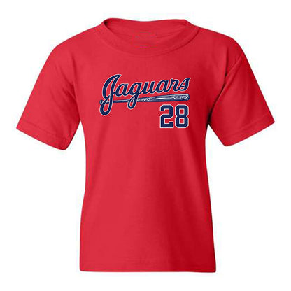 South Alabama - NCAA Baseball : Nathan Wood - Sports Shersey Youth T-Shirt