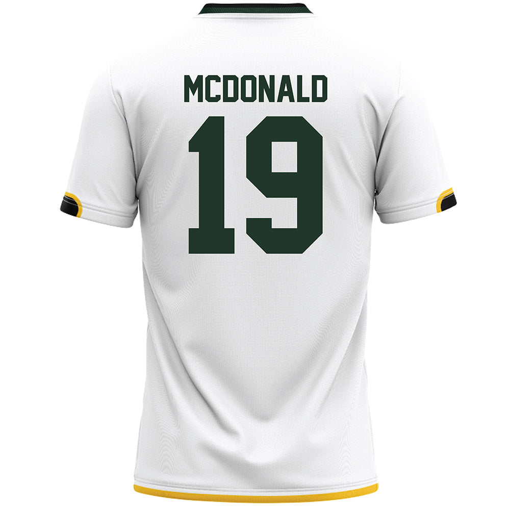 Siena - NCAA Men's Lacrosse : Timmy Mcdonald - White Lacrosse Jersey-1