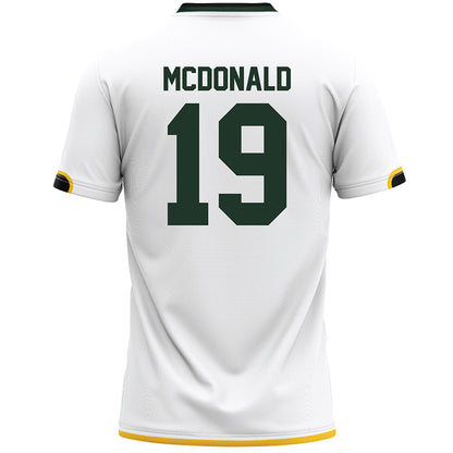 Siena - NCAA Men's Lacrosse : Timmy Mcdonald - White Lacrosse Jersey-1
