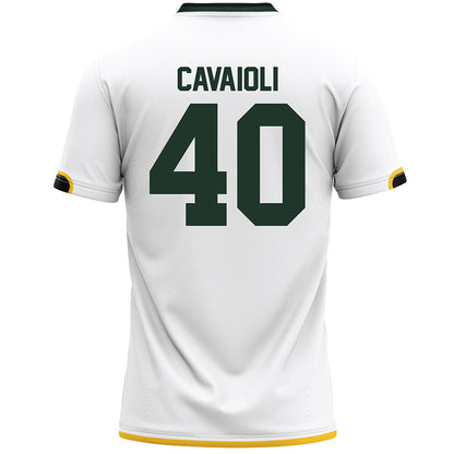 Siena - NCAA Men's Lacrosse : Jack Cavaioli - White Lacrosse Jersey