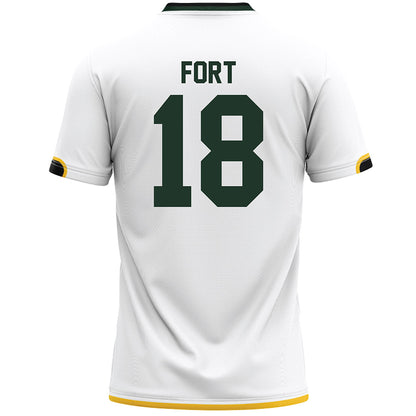 Siena - NCAA Men's Lacrosse : Carter Fort - White Lacrosse Jersey