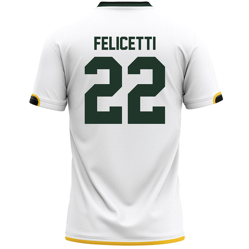 Siena - NCAA Men's Lacrosse : Michael Felicetti - White Lacrosse Jersey