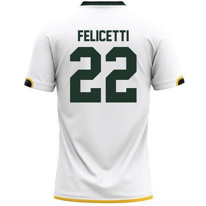 Siena - NCAA Men's Lacrosse : Michael Felicetti - White Lacrosse Jersey