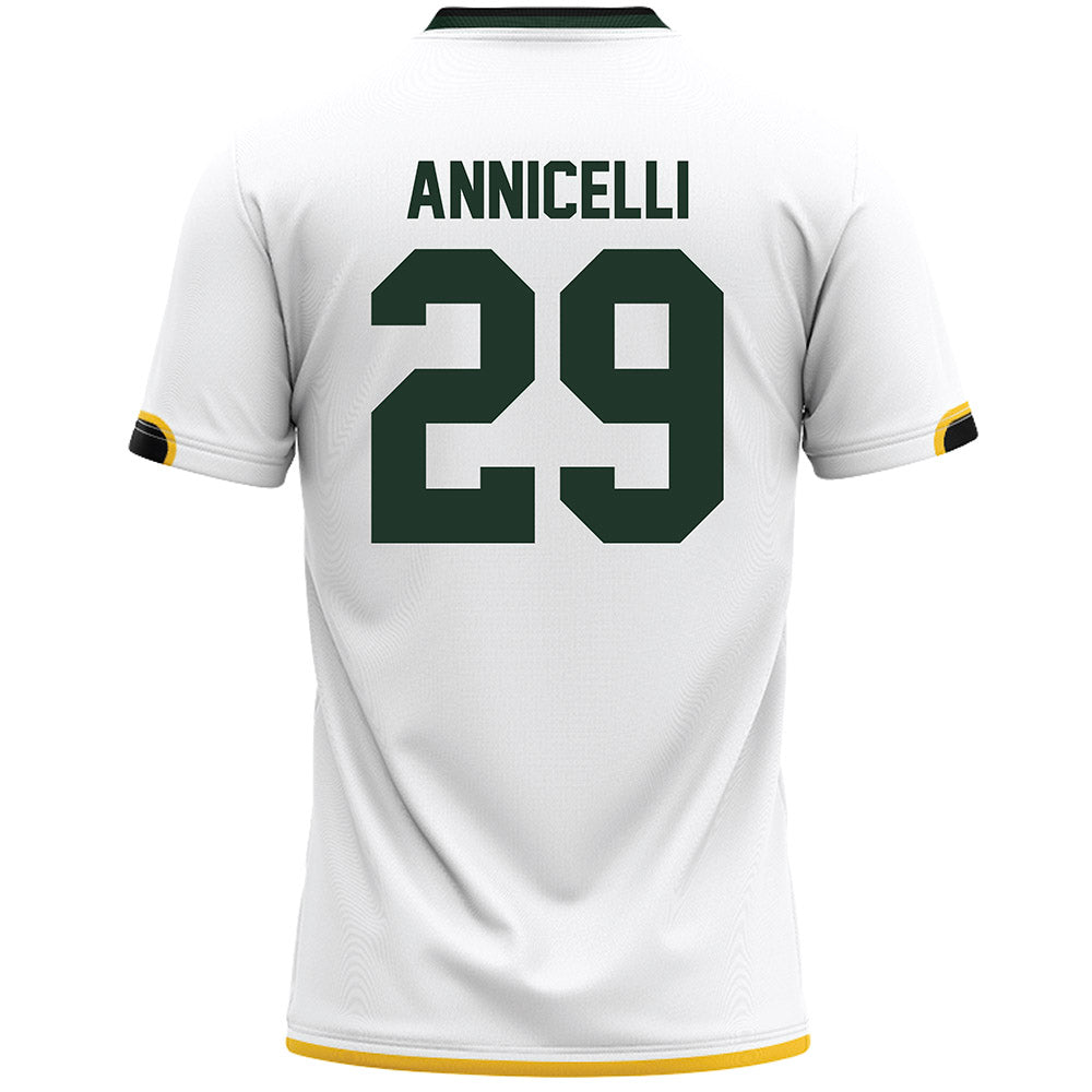 Siena - NCAA Men's Lacrosse : Doug Annicelli - White Lacrosse Jersey-1