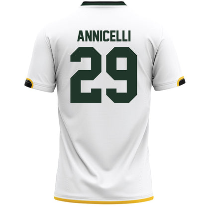 Siena - NCAA Men's Lacrosse : Doug Annicelli - White Lacrosse Jersey-1