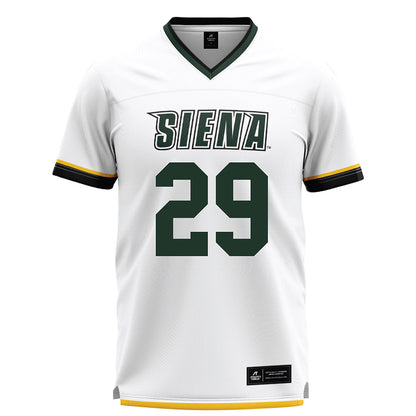 Siena - NCAA Men's Lacrosse : Doug Annicelli - White Lacrosse Jersey-0