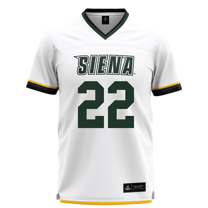 Siena - NCAA Men's Lacrosse : Michael Felicetti - White Lacrosse Jersey