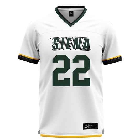 Siena - NCAA Men's Lacrosse : Michael Felicetti - White Lacrosse Jersey