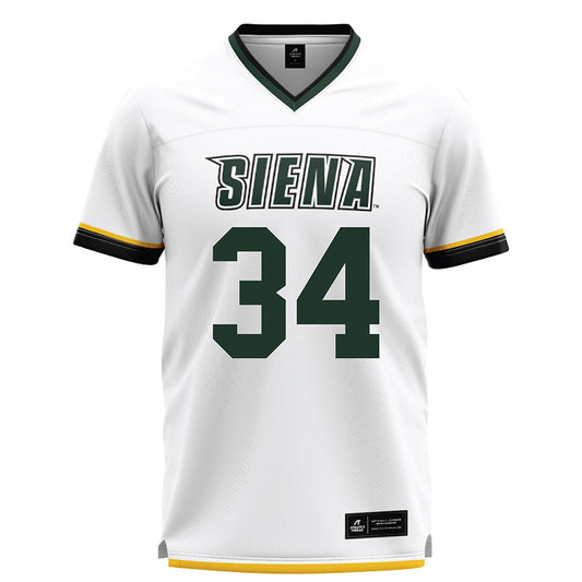 Siena - NCAA Men's Lacrosse : Caden Padelford - White Lacrosse Jersey