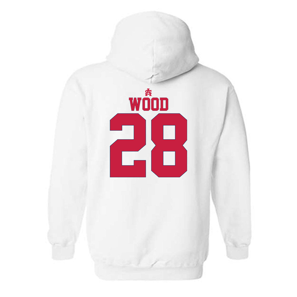 South Alabama - NCAA Baseball : Nathan Wood - Sports Shersey Hooded Sweatshirt