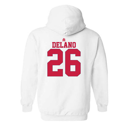 South Alabama - NCAA Baseball : Matthew DeLano - Sports Shersey Hooded Sweatshirt-1