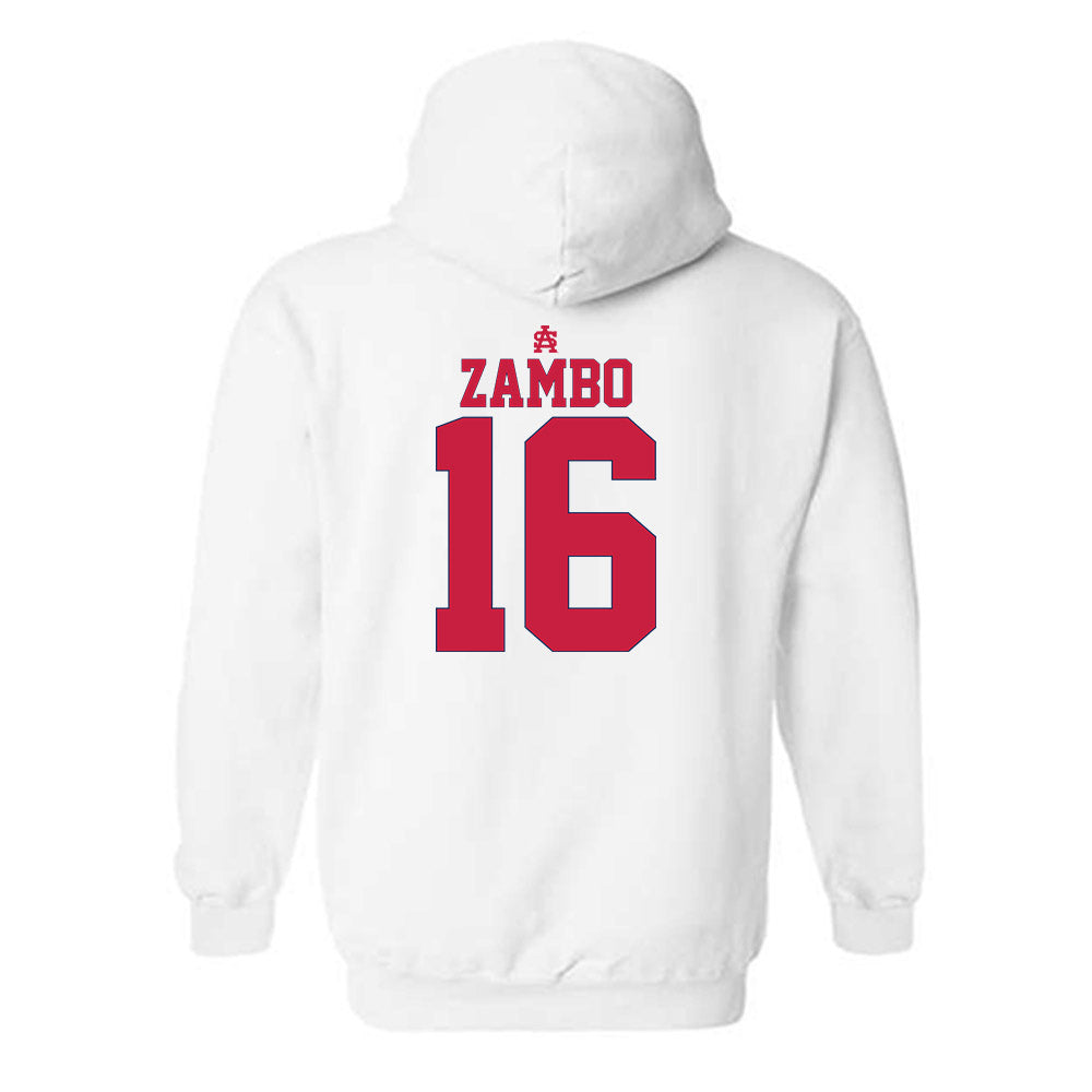 South Alabama - NCAA Baseball : Mason Zambo - Sports Shersey Hooded Sweatshirt