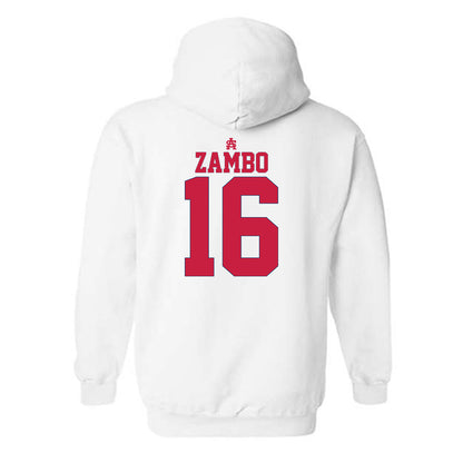 South Alabama - NCAA Baseball : Mason Zambo - Sports Shersey Hooded Sweatshirt