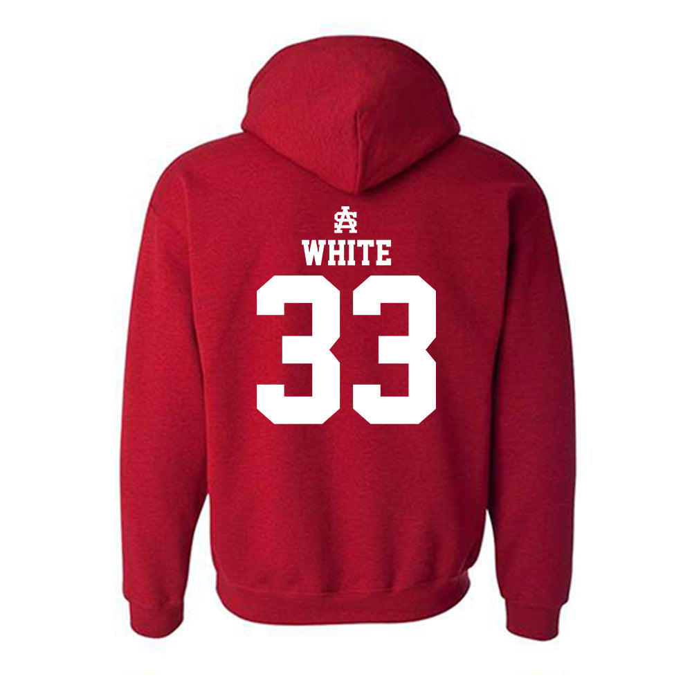 South Alabama - NCAA Softball : Amity White - Sports Shersey Hooded Sweatshirt-1