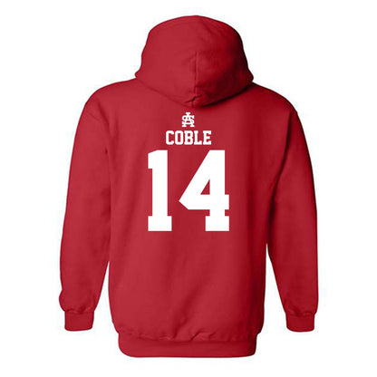 South Alabama - NCAA Softball : Ashleia Coble - Sports Shersey Hooded Sweatshirt-1