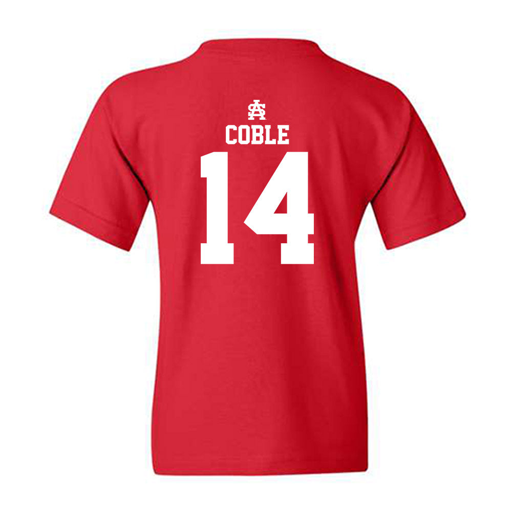 South Alabama - NCAA Softball : Ashleia Coble - Sports Shersey Youth T-Shirt-1