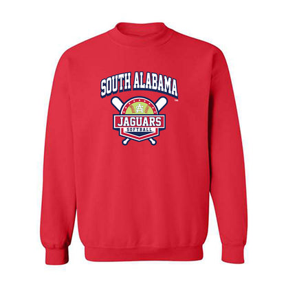 South Alabama - NCAA Softball : Olivia Lackie - Sports Shersey Crewneck Sweatshirt