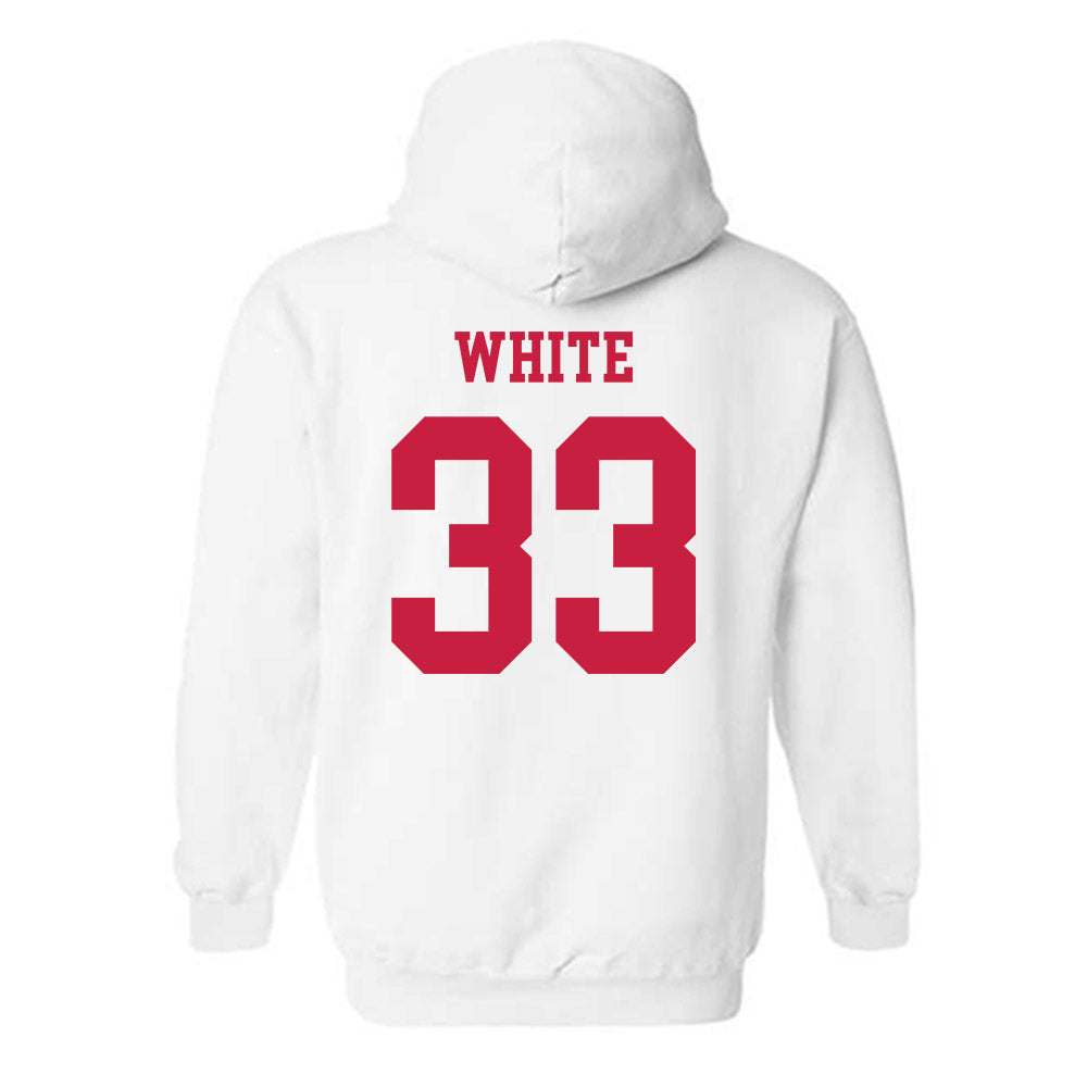 South Alabama - NCAA Softball : Amity White - Sports Shersey Hooded Sweatshirt-1