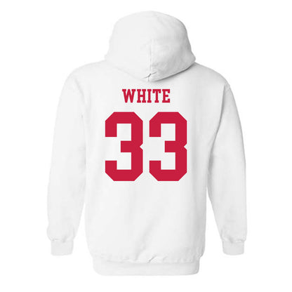 South Alabama - NCAA Softball : Amity White - Sports Shersey Hooded Sweatshirt-1