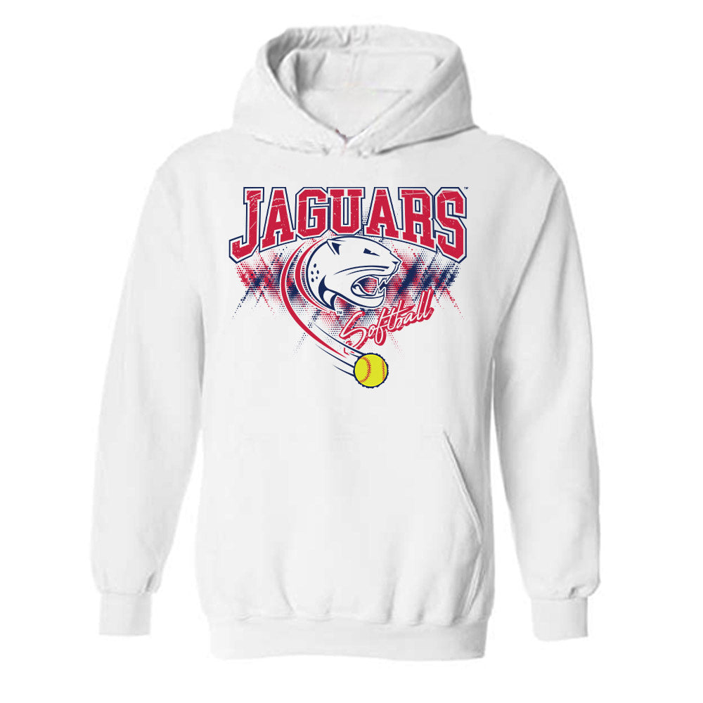 South Alabama - NCAA Softball : Ashleia Coble - Sports Shersey Hooded Sweatshirt-0