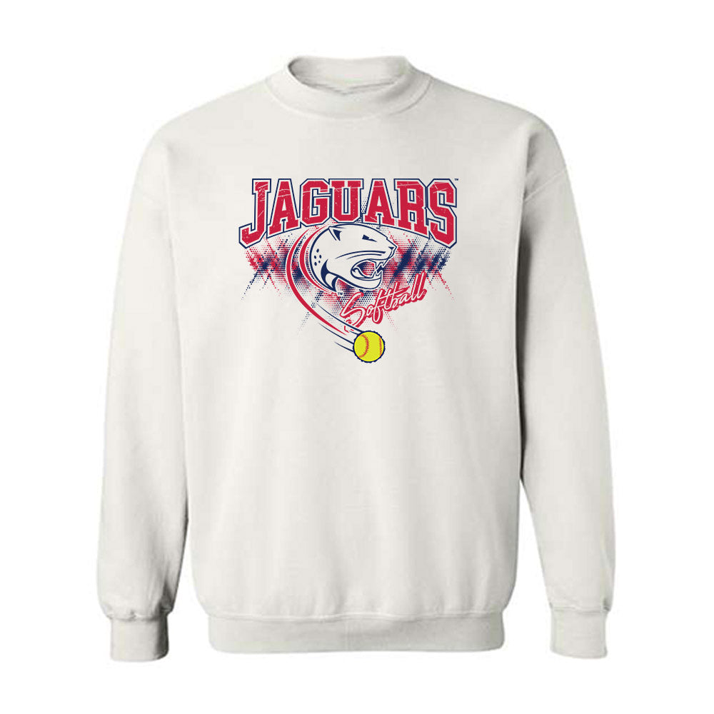 South Alabama - NCAA Softball : Olivia Lackie - Sports Shersey Crewneck Sweatshirt