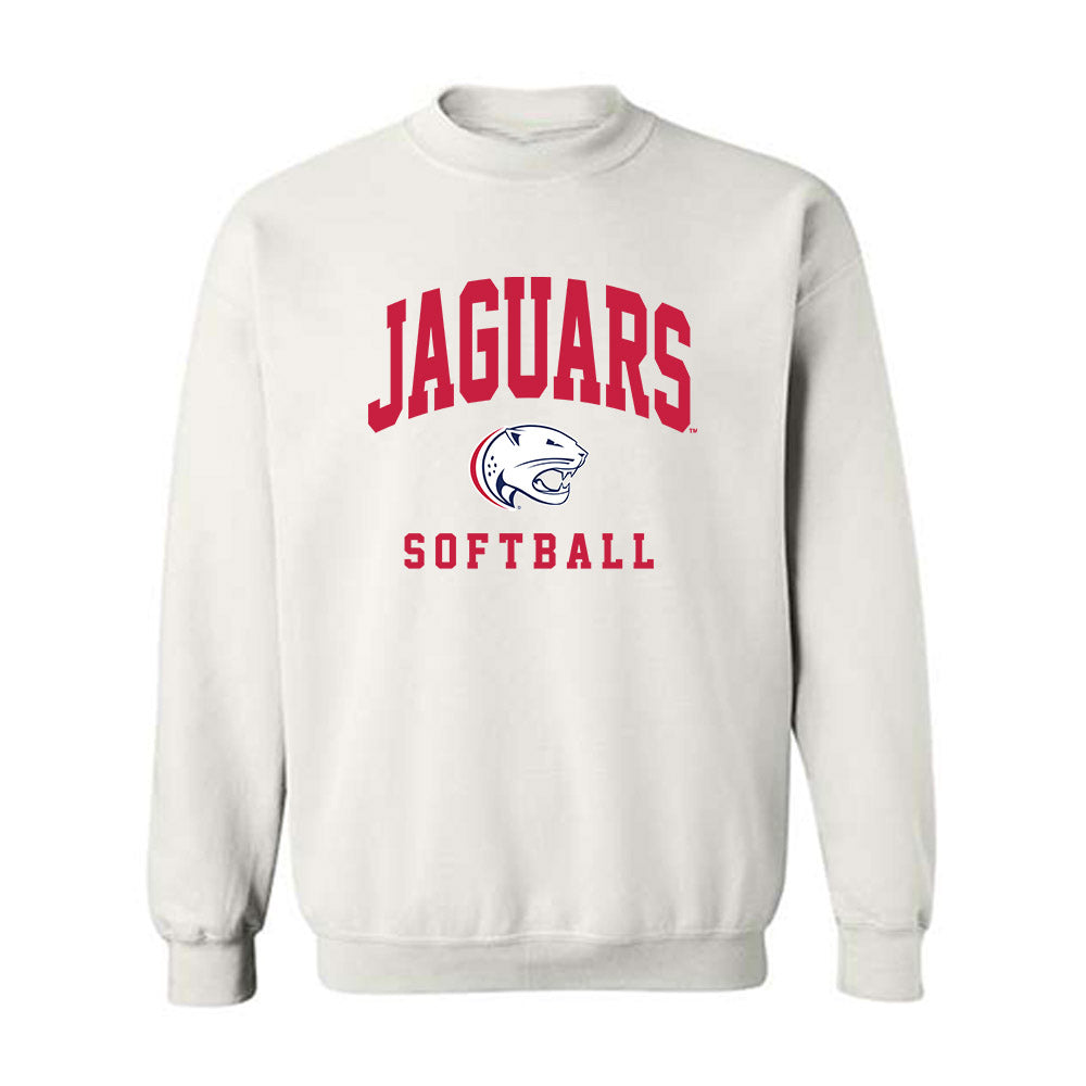 South Alabama - NCAA Softball : Ashleia Coble - Sports Shersey Crewneck Sweatshirt-0
