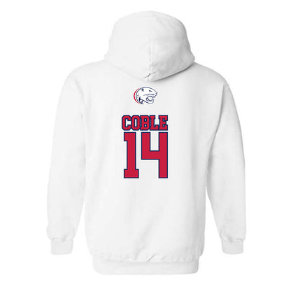 South Alabama - NCAA Softball : Ashleia Coble - Sports Shersey Hooded Sweatshirt-1