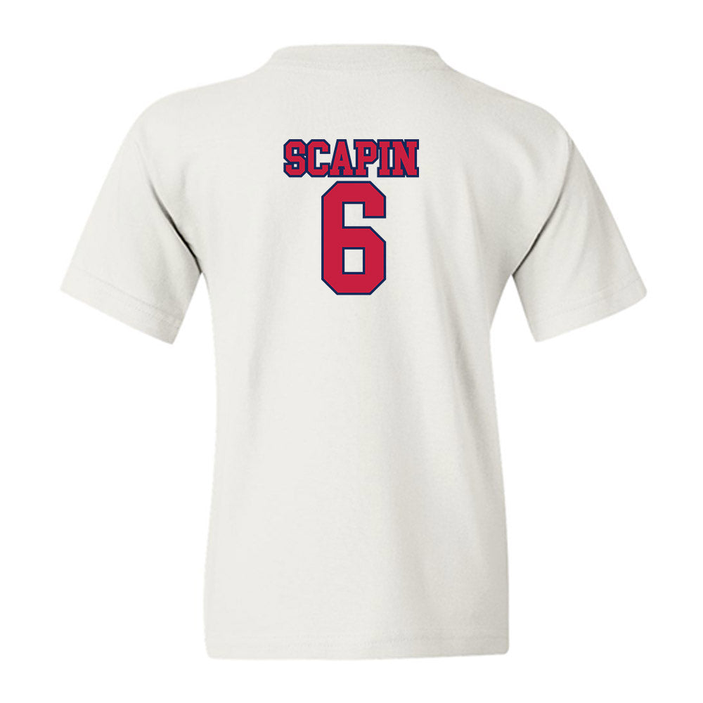  - NCAA Softball : Sydney Scapin - Sports Shersey Youth T-Shirt-1