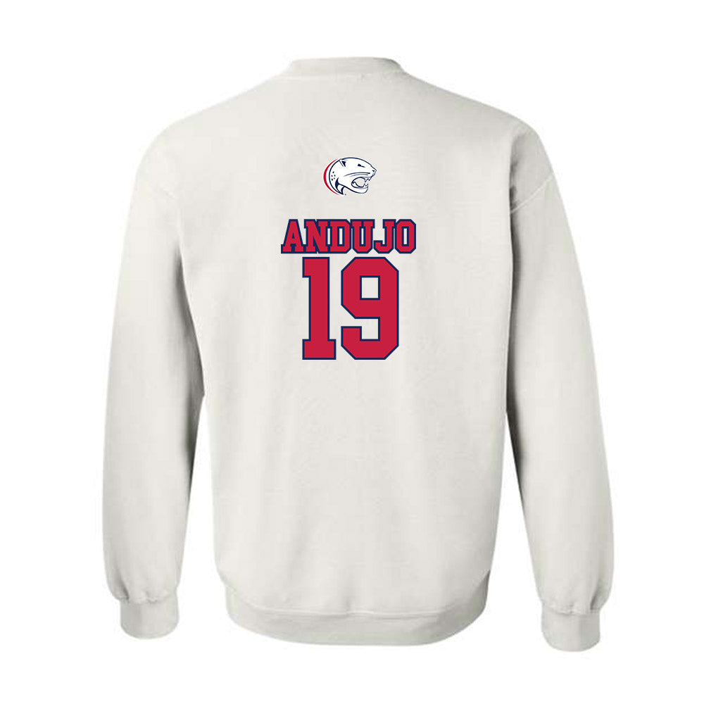 South Alabama - NCAA Softball : Frankie Andujo - Sports Shersey Crewneck Sweatshirt-1