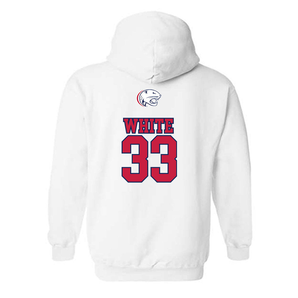 South Alabama - NCAA Softball : Amity White - Sports Shersey Hooded Sweatshirt-1