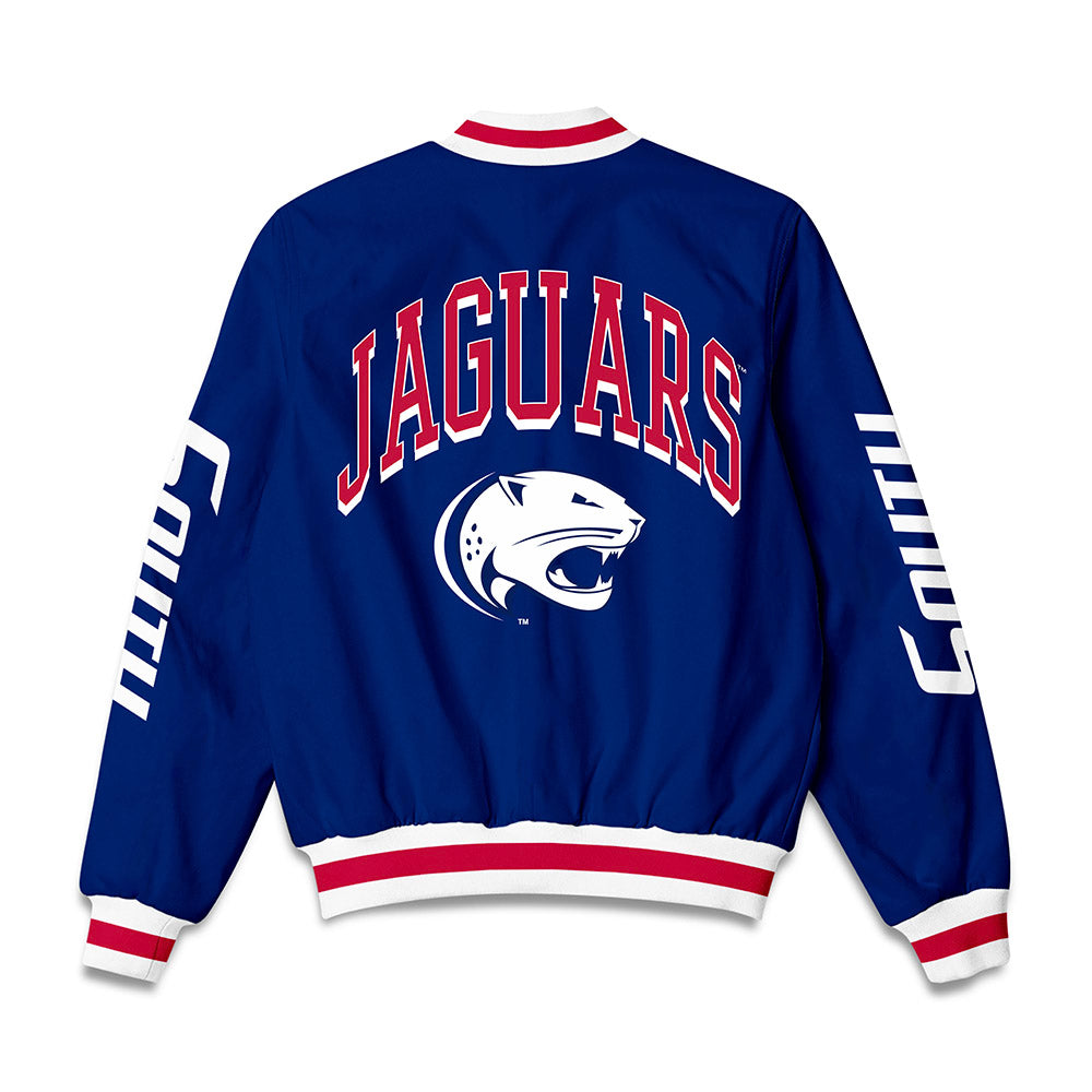 South Alabama - NCAA Football : Matthew Laseter - Bomber Jacket-1