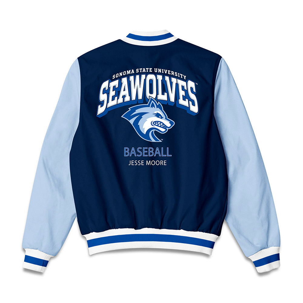 SSU - NCAA Baseball : Jesse Moore - Bomber Jacket-1