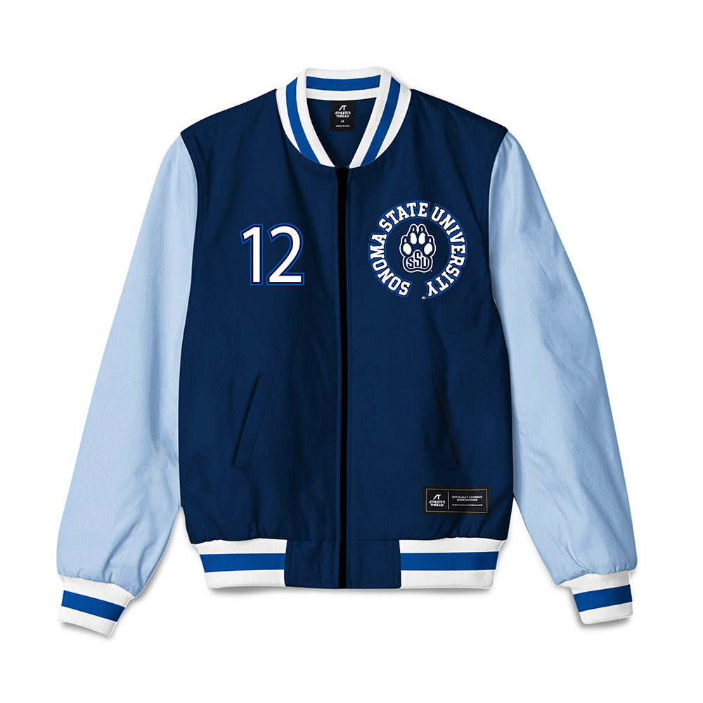SSU - NCAA Men's Soccer : Christopher De Leon - Bomber Jacket-0