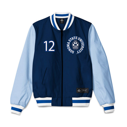 SSU - NCAA Men's Soccer : Christopher De Leon - Bomber Jacket-0