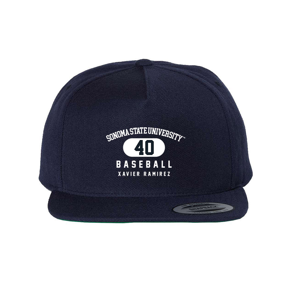 SSU - NCAA Baseball : Xavier Ramirez - Snapback Hat