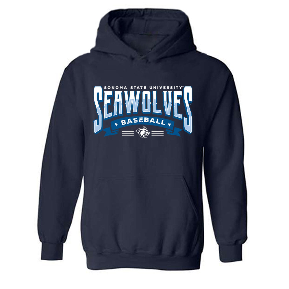 SSU - NCAA Baseball : Jesse Moore - Sports Shersey Hooded Sweatshirt-0