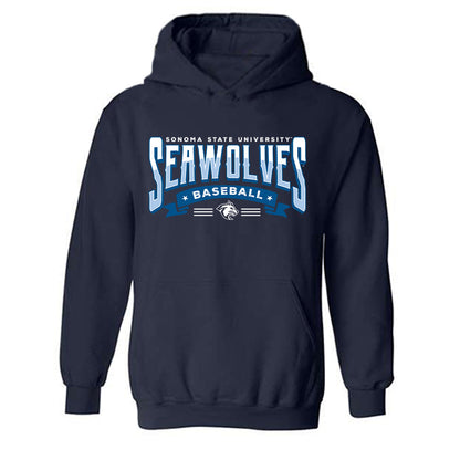 SSU - NCAA Baseball : Hawk Hill - Sports Shersey Hooded Sweatshirt