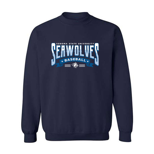 SSU - NCAA Baseball : Evan Moyer - Sports Shersey Crewneck Sweatshirt-0