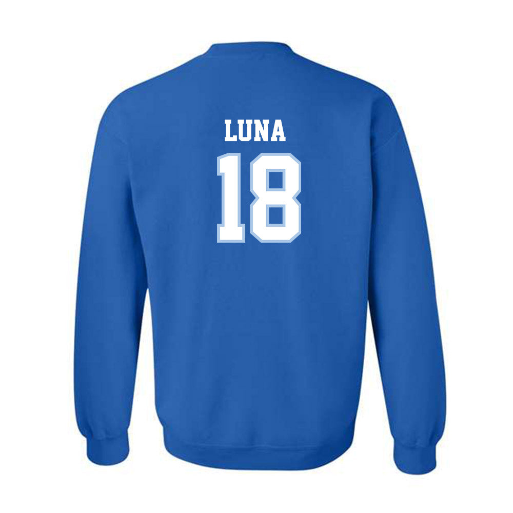 SSU - NCAA Baseball : Herman Luna - Generic Shersey Crewneck Sweatshirt-1