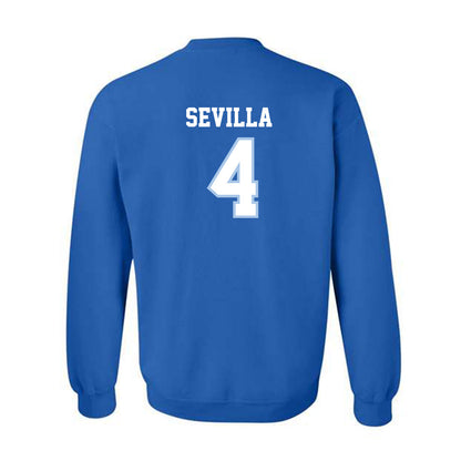 SSU - NCAA Men's Basketball : Donovan Sevilla - Generic Shersey Crewneck Sweatshirt