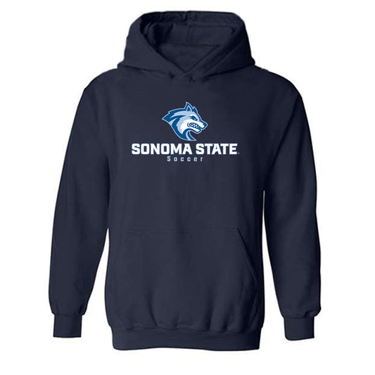SSU - NCAA Men's Soccer : Jvon Cunningham - Generic Shersey Hooded Sweatshirt