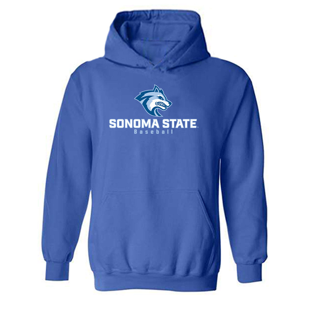 SSU - NCAA Baseball : Jesse Moore - Generic Shersey Hooded Sweatshirt-0