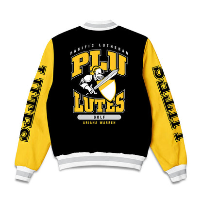 PLU - NCAA Women's Golf : Ariana Warren -  Bomber Jacket