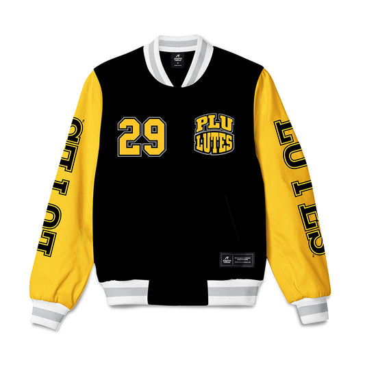 PLU - NCAA Baseball : Anthony Adams -  Bomber Jacket