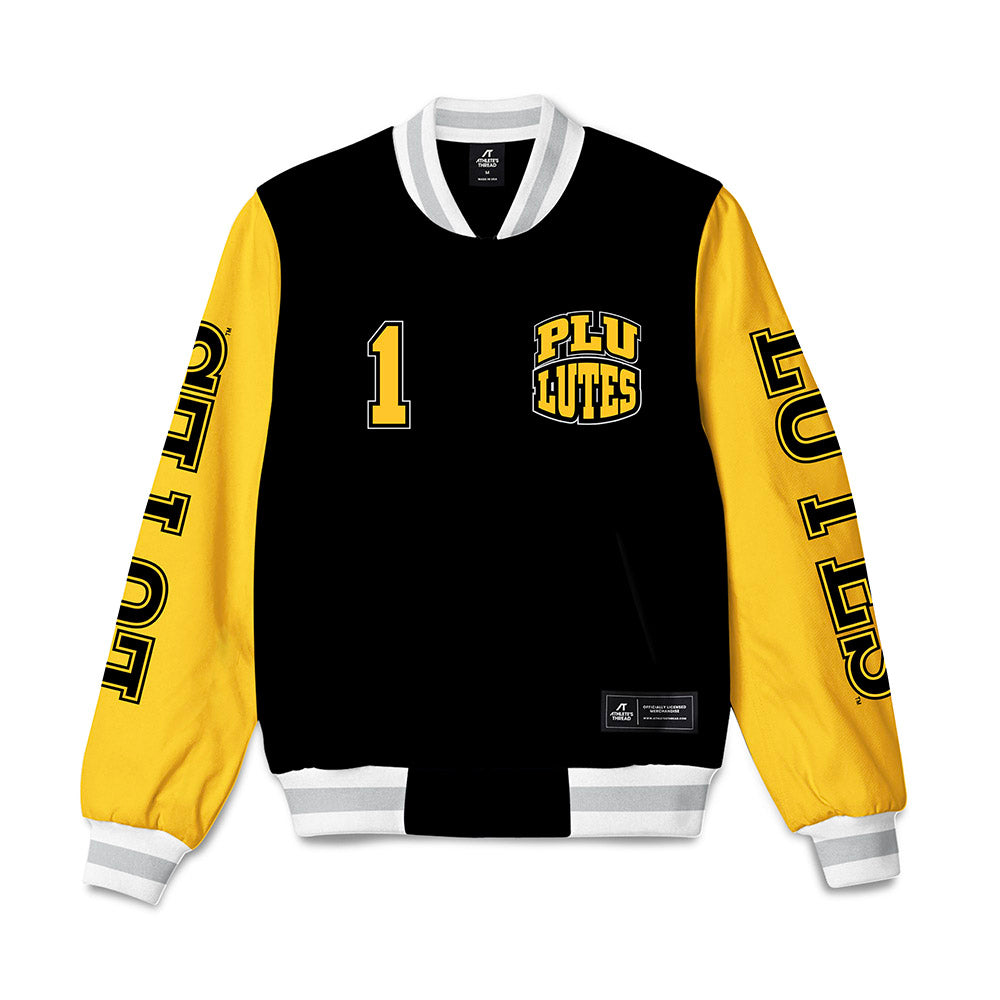 PLU - NCAA Men's Basketball : Zach Zuckerman - Bomber Jacket-0