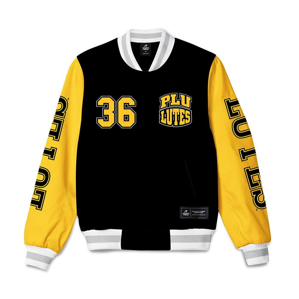 PLU - NCAA Football : Nathan Phongphouvanh -  Bomber Jacket