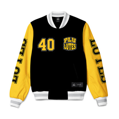 PLU - NCAA Softball : Kaya Collado - Bomber Jacket-0