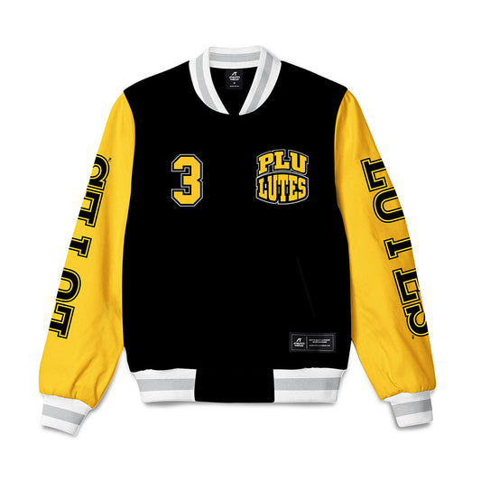 PLU - NCAA Men's Swimming & Diving : Emiliano Zuniga - Bomber Jacket